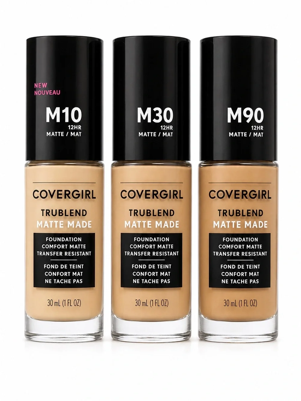 CoverGirl TruBlend Matte Made Foundation - M10 M30 M90 - 1 per order